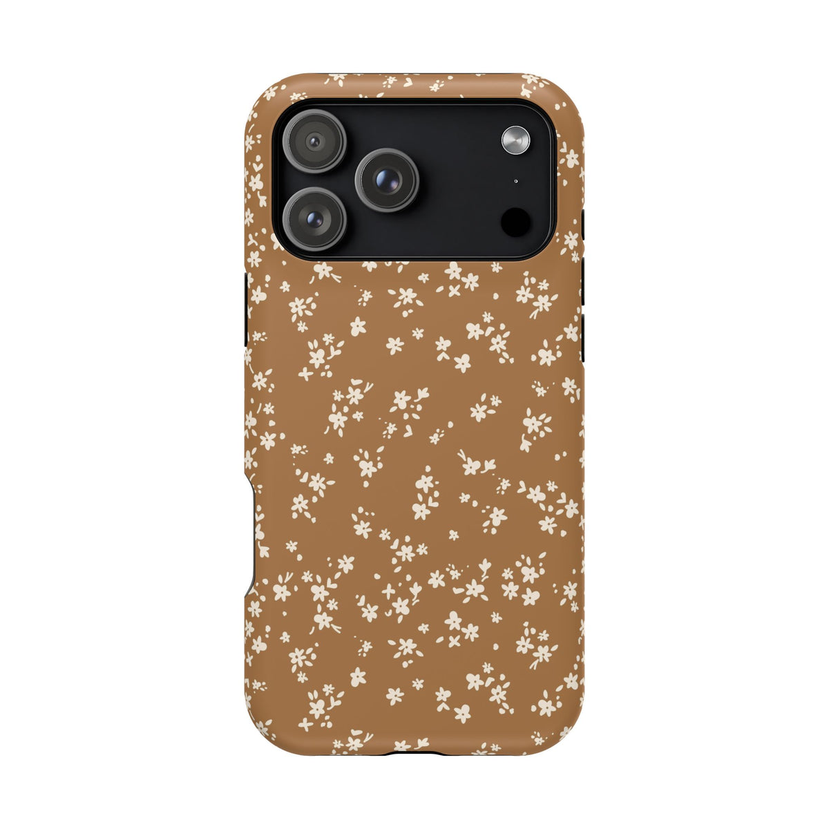 Toffee Ditsy Floral iPhone Case