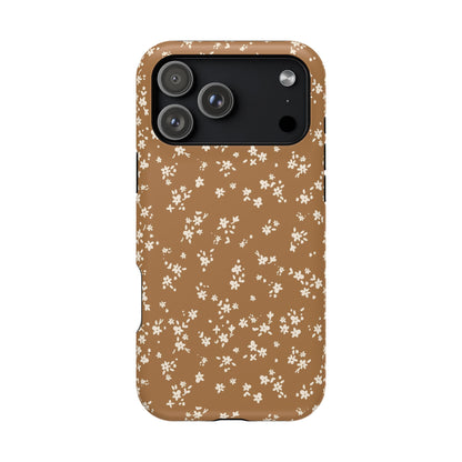 Toffee Ditsy Floral iPhone Case