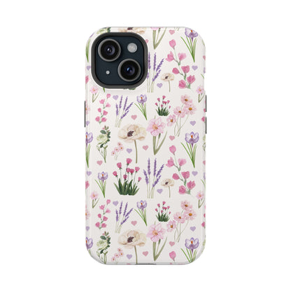 Vintage Purple Floral iPhone Case