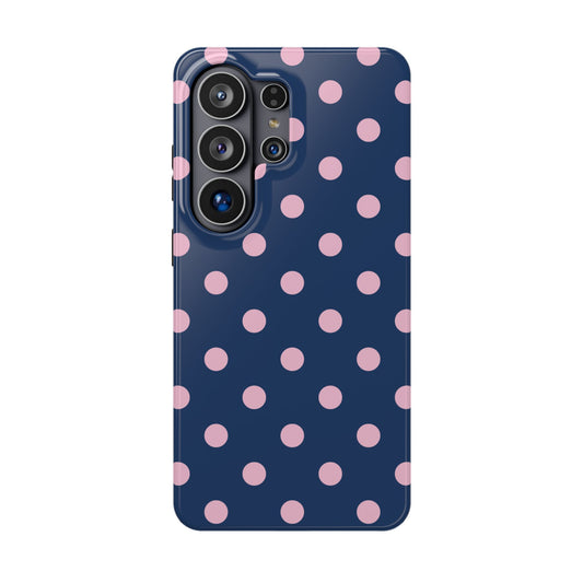 Periwinkle Polka Dots Samsung Case