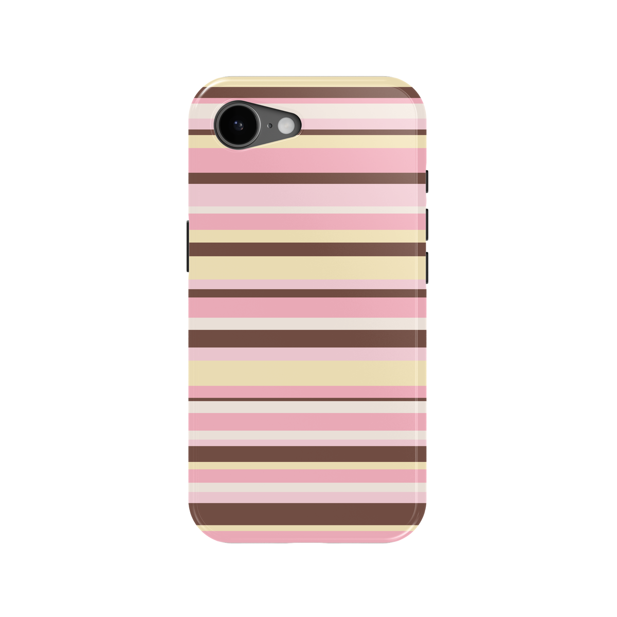 Sunday Latte Stripes iPhone Case from Stella Cases