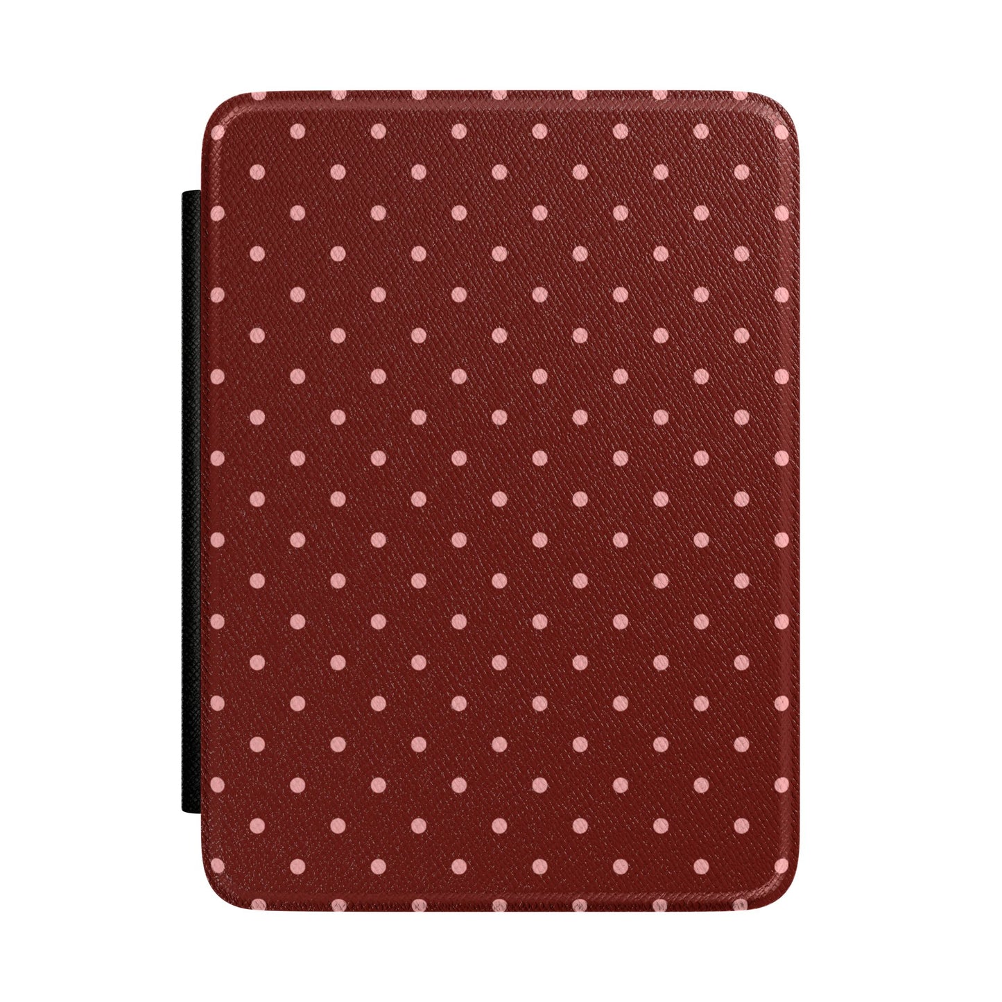 Maroon Mini Dots Kindle Case