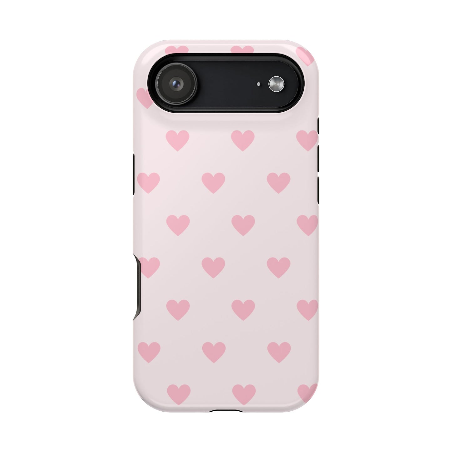 Light Pink Hearts iPhone Case