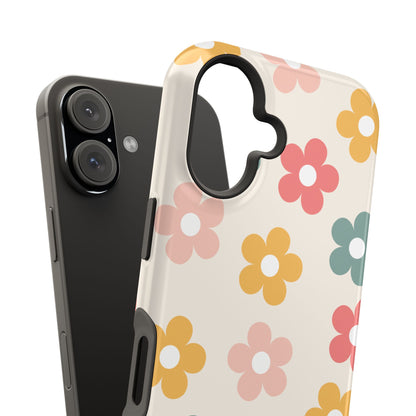 Boho Retro Flowers iPhone Case