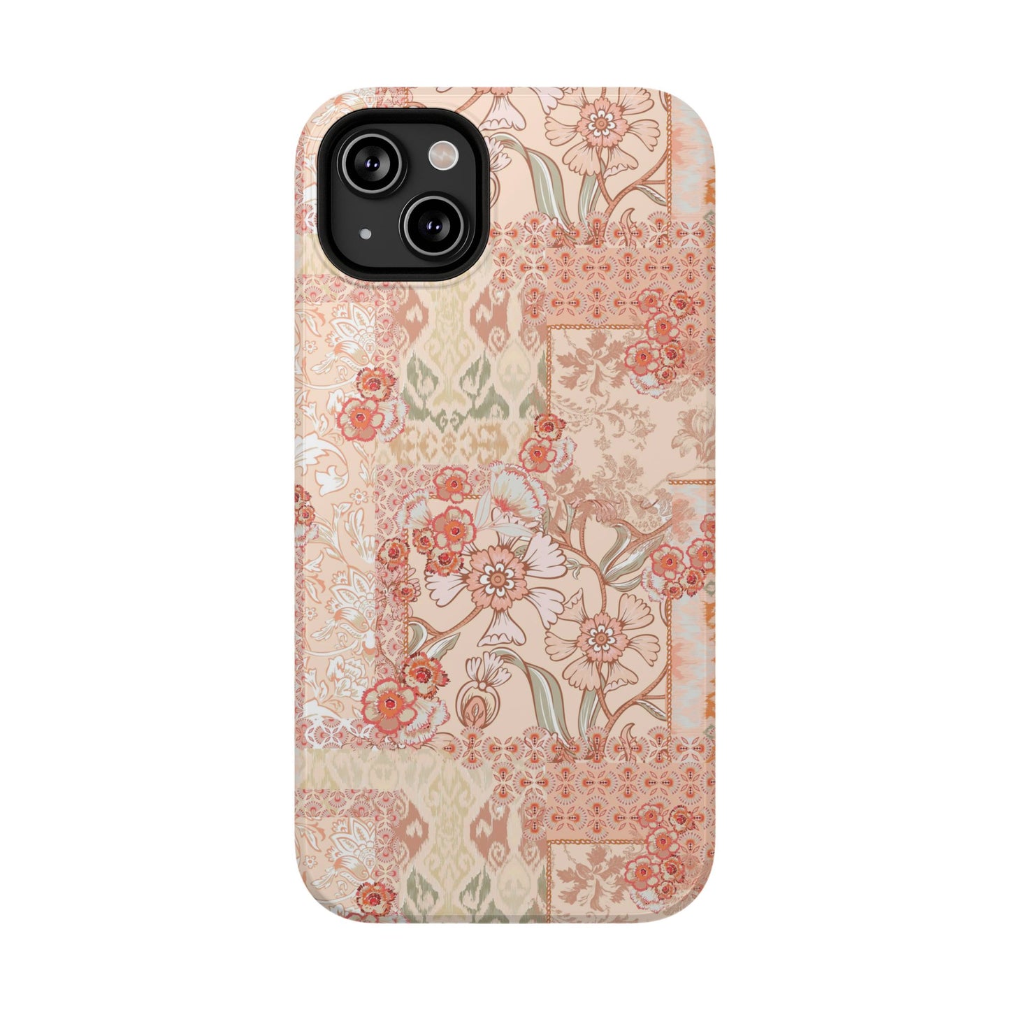 Peachy Paisley iPhone Case