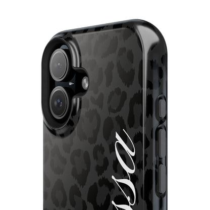 Custom Black Leopard iPhone Case