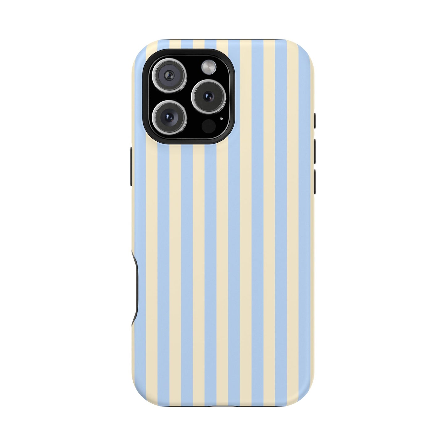 Lemon Sky Stripes iPhone Case