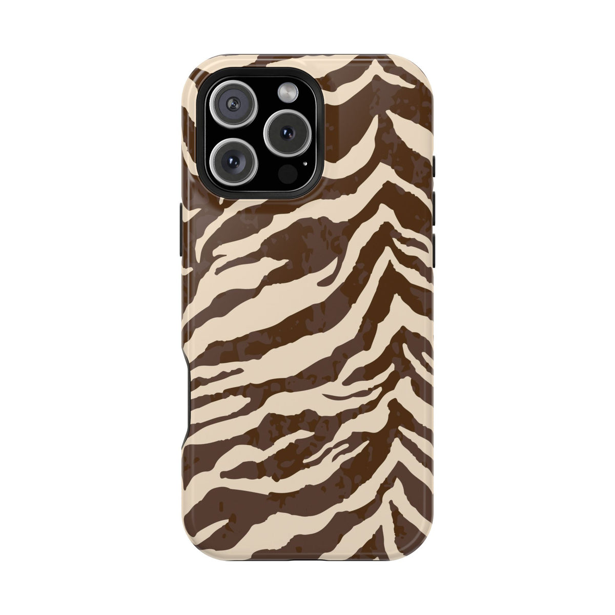 Brown Zebra iPhone Case