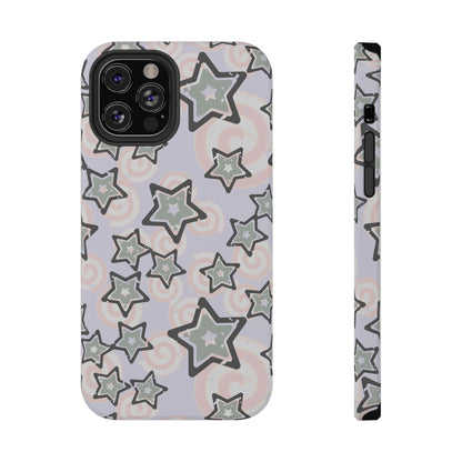 Y2K Gray Star iPhone Case