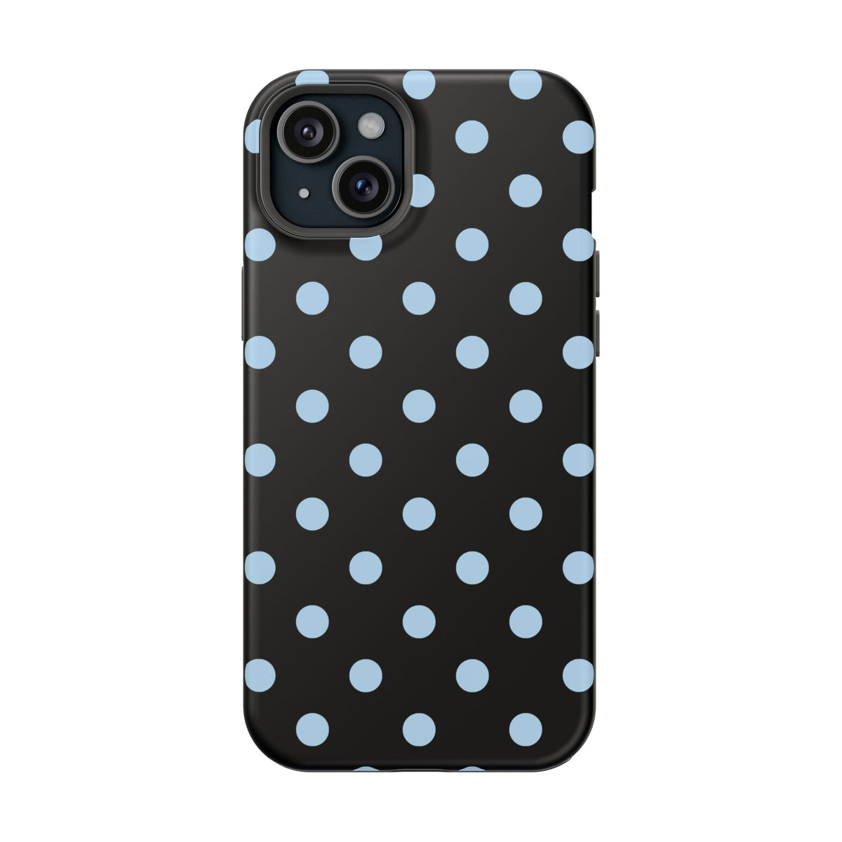 Blue Velvet Polka Dots iPhone Case