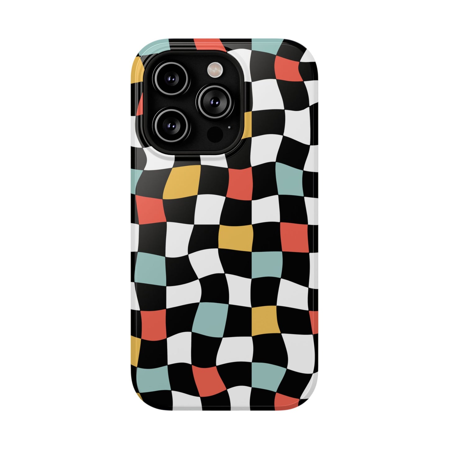 Retro Check iPhone Case