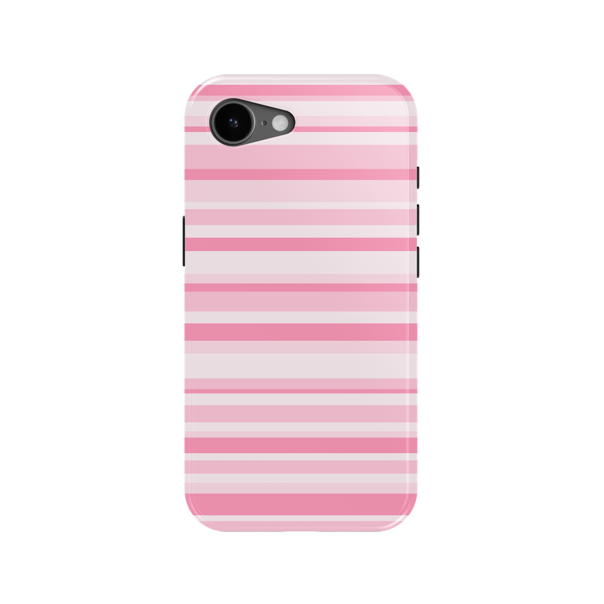 Pink Candy Stripes iPhone Case