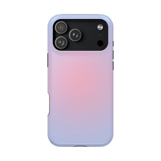 Pink and Blue Aura iPhone Case