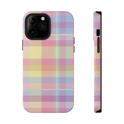 Sorbet Plaid iPhone Case
