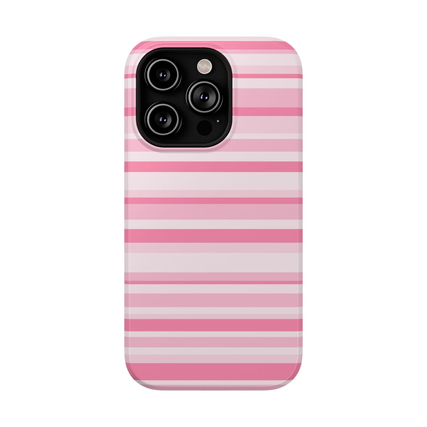 Pink Candy Stripes iPhone Case
