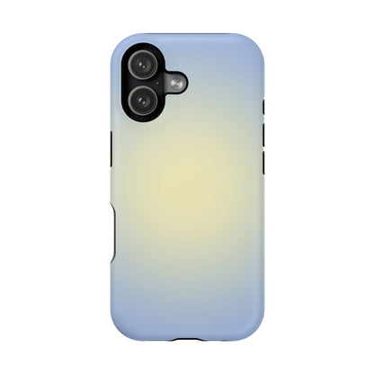Blue & Yellow Aura iPhone Case