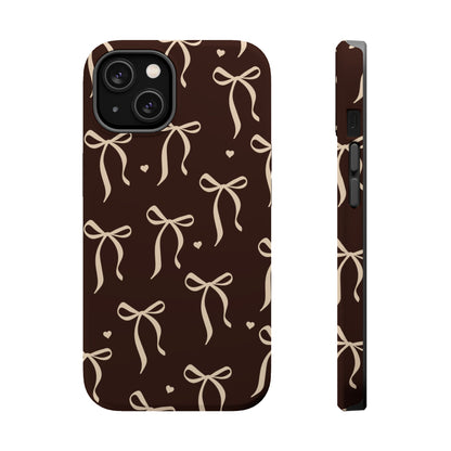 Chocolate Bows iPhone Case
