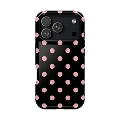 Sweet Midnight Polka Dots iPhone Case