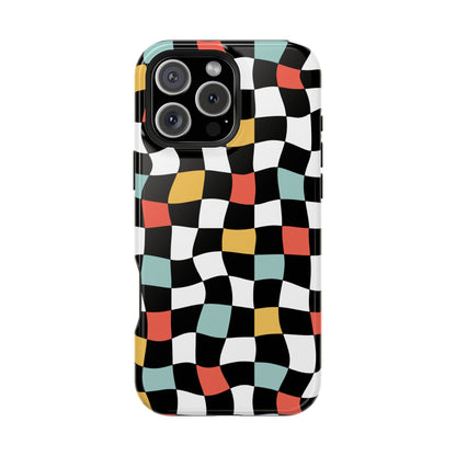 Retro Check iPhone Case
