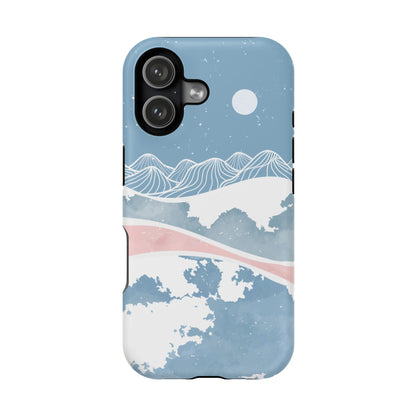 Blue Winter Night iPhone Case
