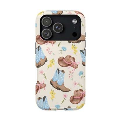Floral Cowgirl iPhone Case
