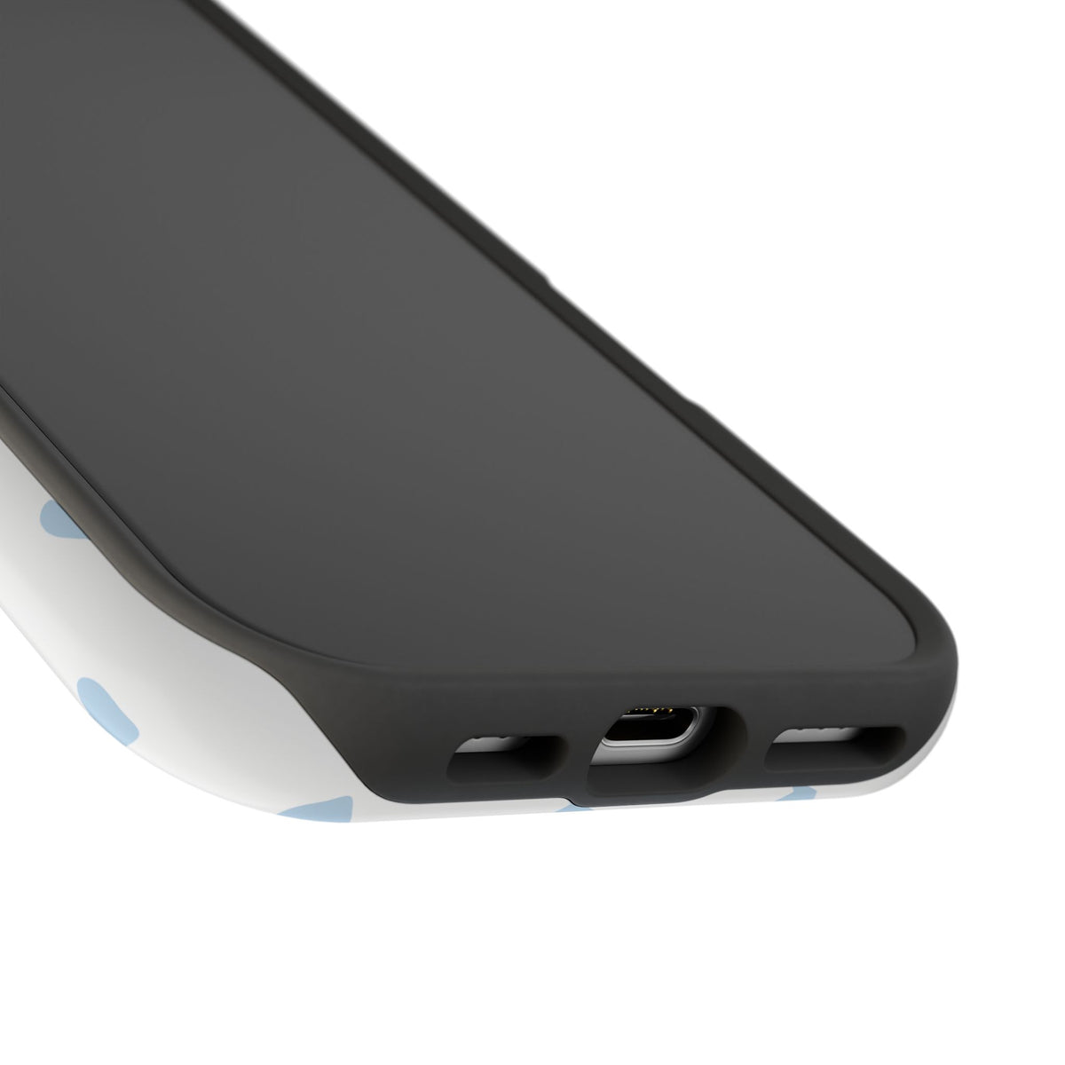 Blue Little Hearts iPhone Case