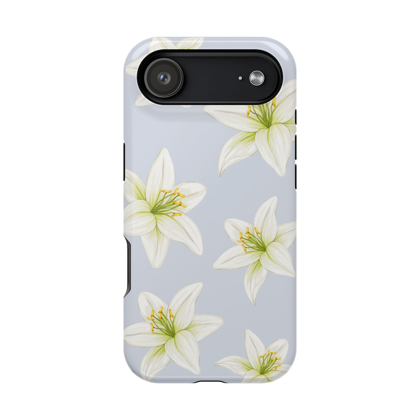 Blue Tiger Lily iPhone Case