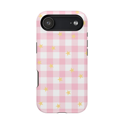Pink Lemonade Gingham iPhone Case