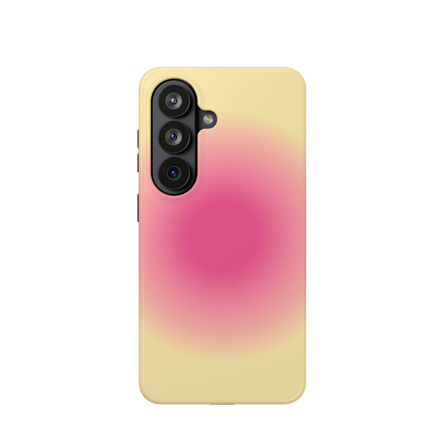 Hot Pink & Yellow Aura Samsung Case