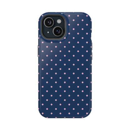 Periwinkle Mini Dots iPhone Case