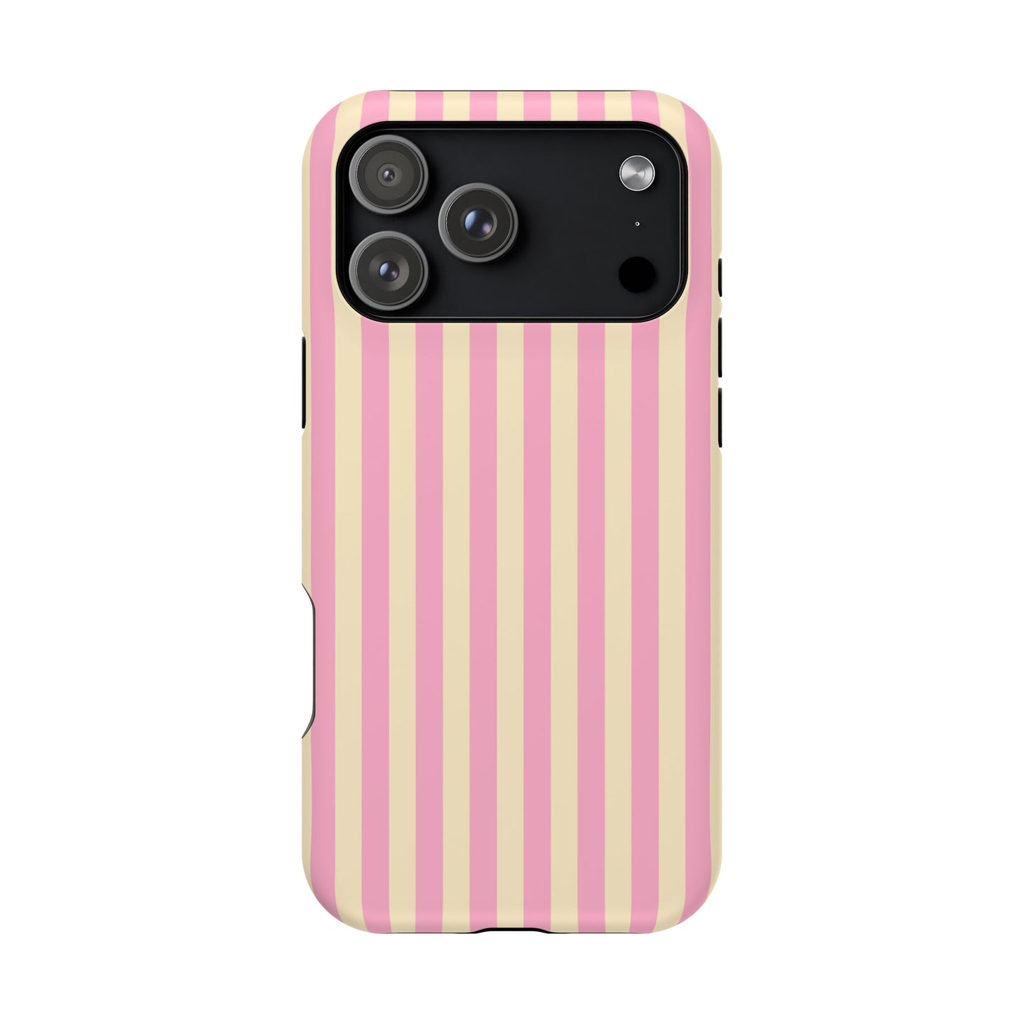 Lemon Sugar Stripes iPhone Case