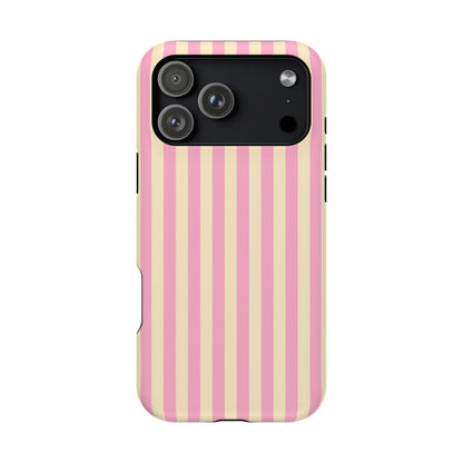 Lemon Sugar Stripes iPhone Case