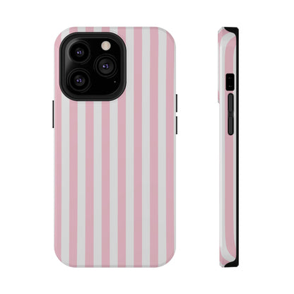Pink Picnic Stripes iPhone Case