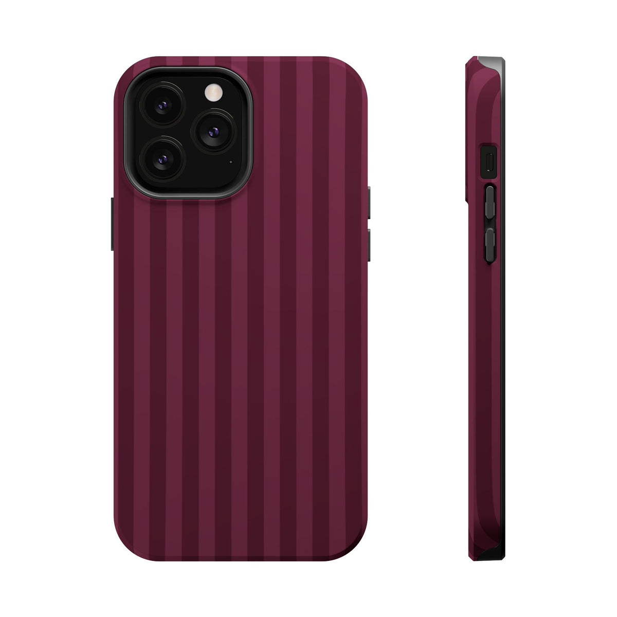 Plum Stripes iPhone Case