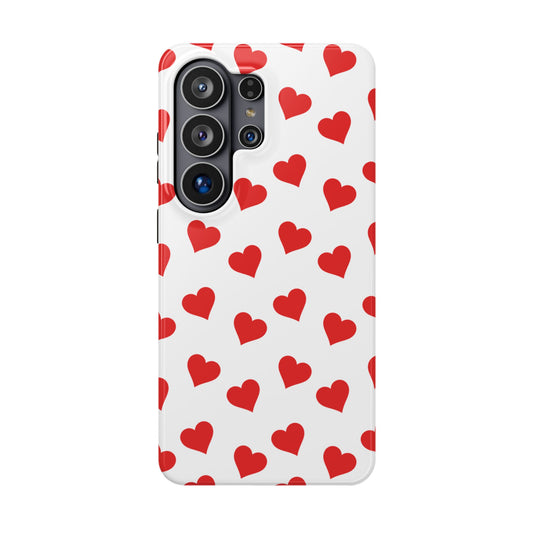 Red Heart Mania Samsung Case