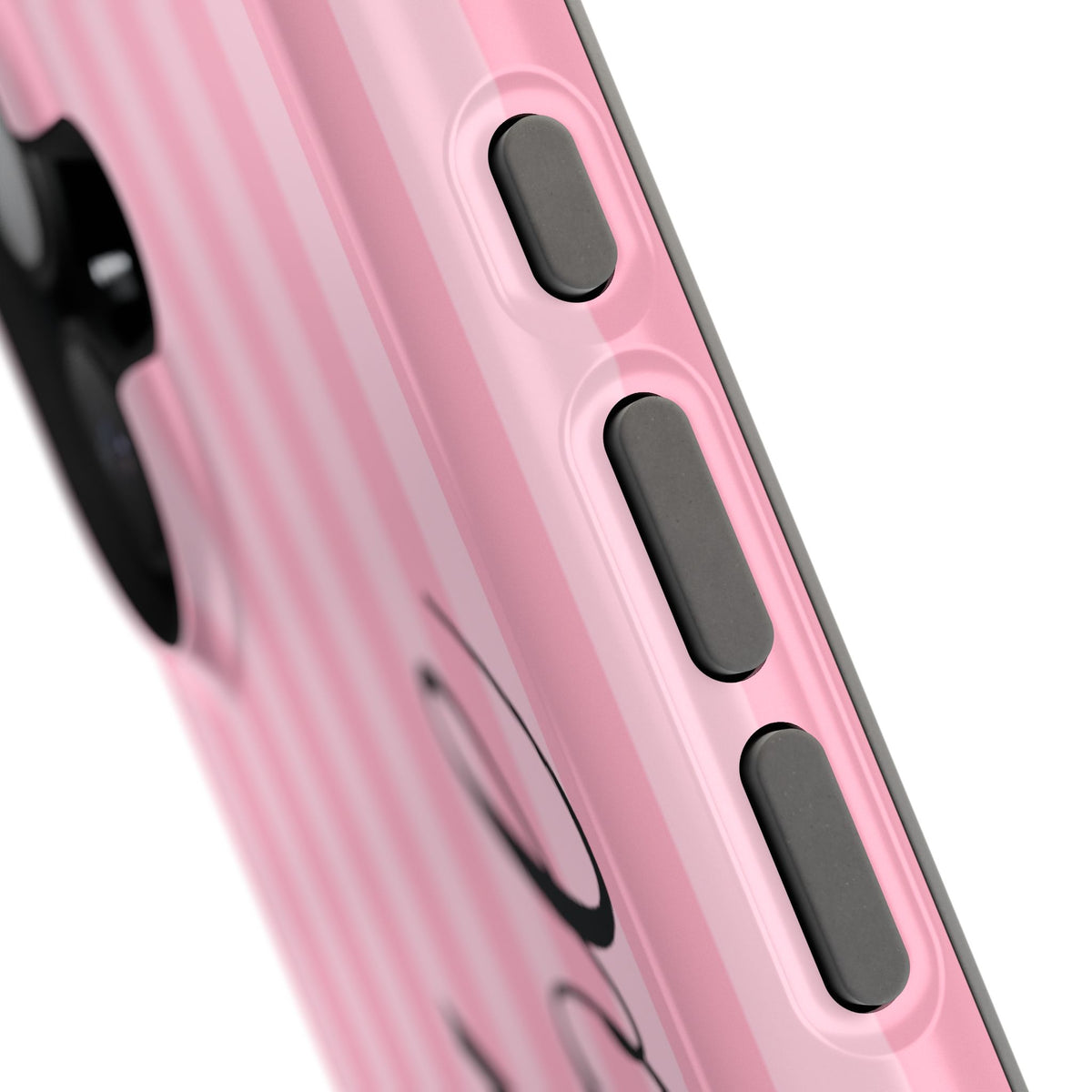 Personalized Bubblegum Stripes iPhone Case