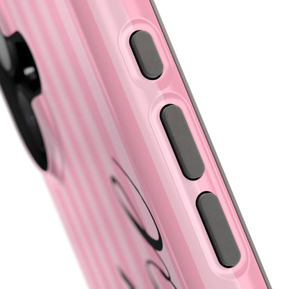 Personalized Bubblegum Stripes iPhone Case