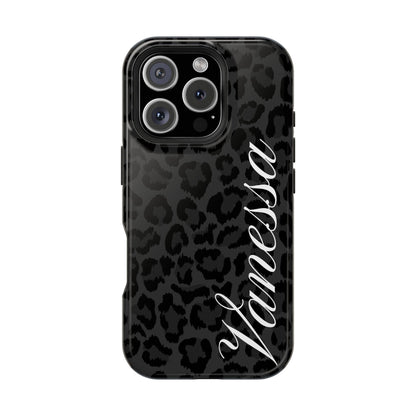 Custom Black Leopard iPhone Case