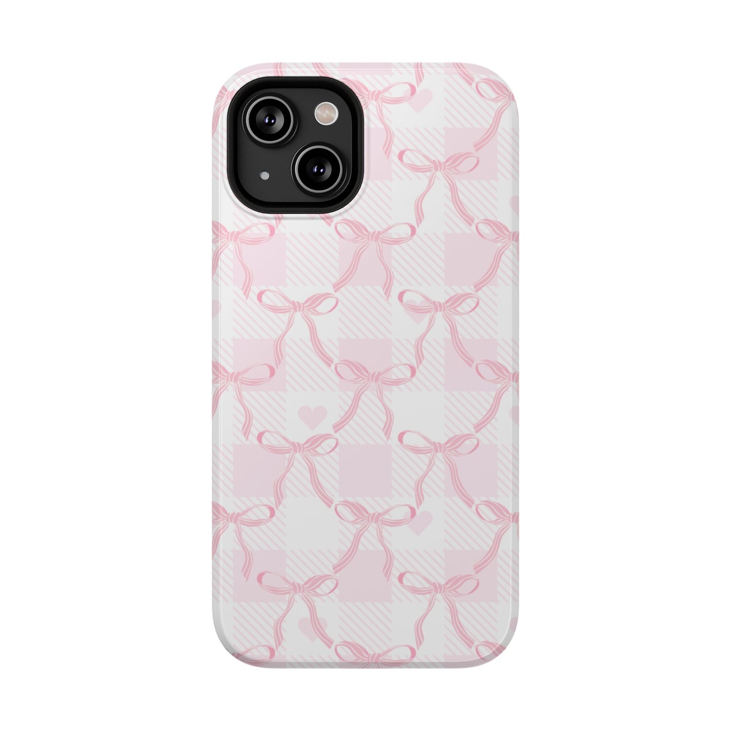 Pink Ribbon Bows iPhone Case
