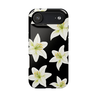 Black Tiger Lily iPhone Case