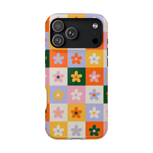 Patchwork Flowers iPhone Case