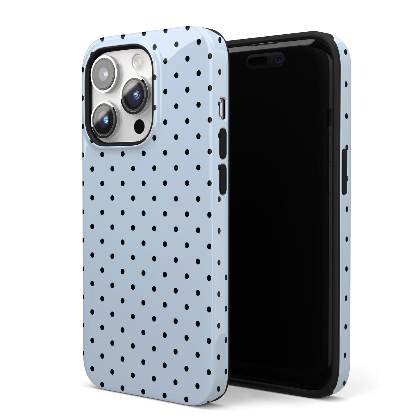 Blue Mini Polka Dots iPhone Case
