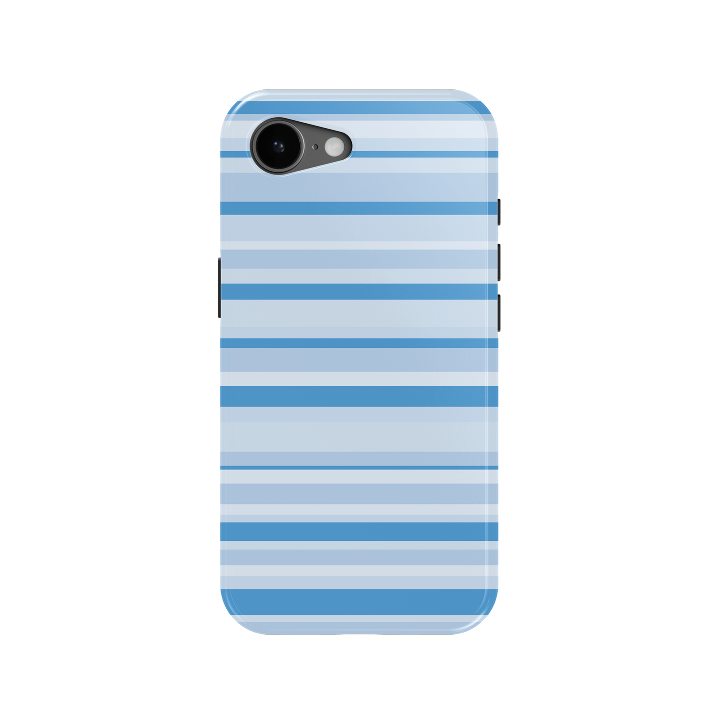 Blue Candy Stripes iPhone Case