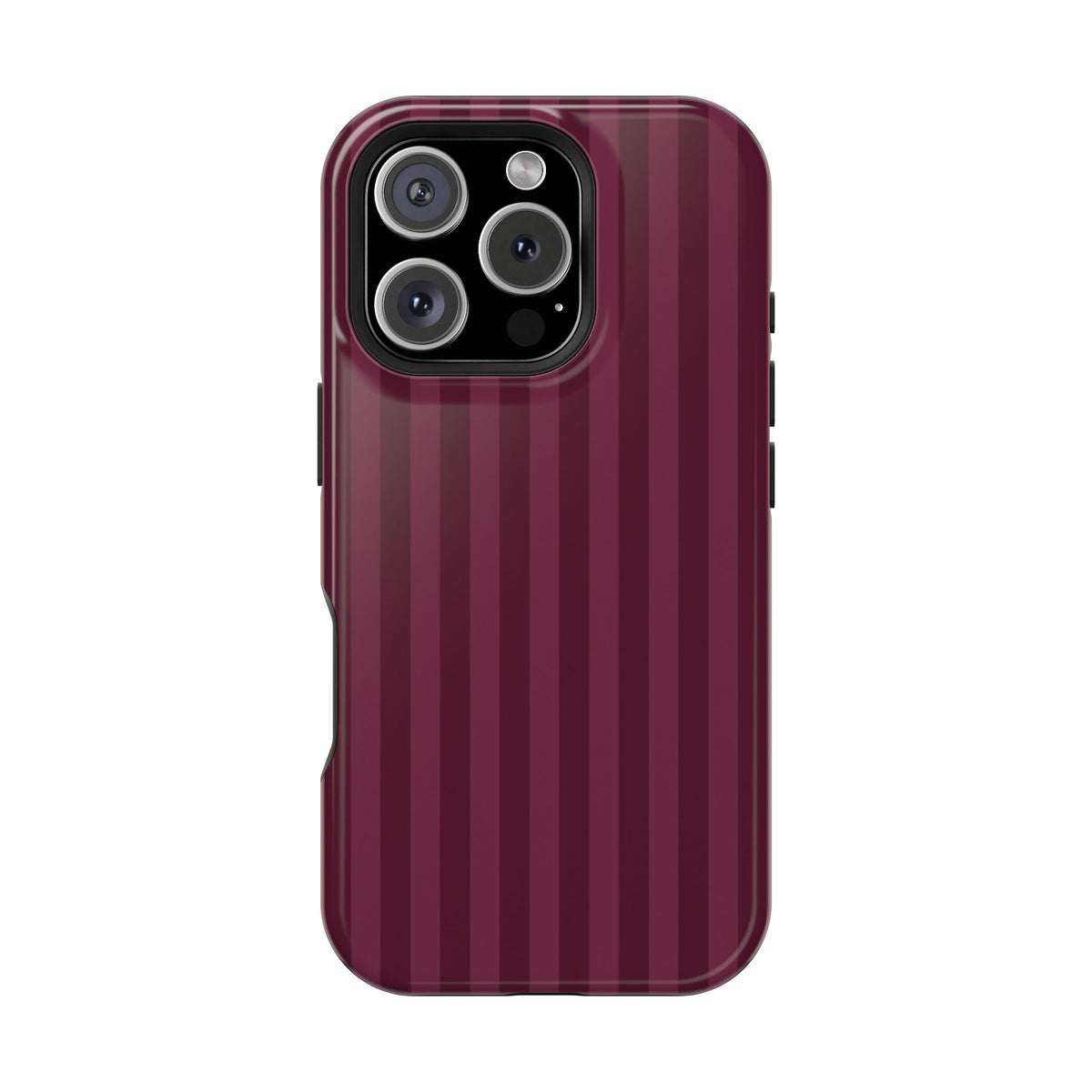 Plum Stripes iPhone Case