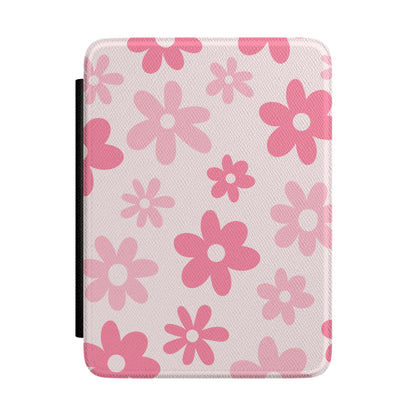 Pink Flower Power Kindle Case