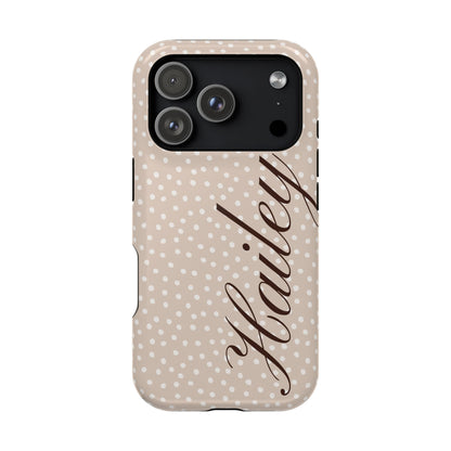 Custom Vanilla Dots iPhone Case