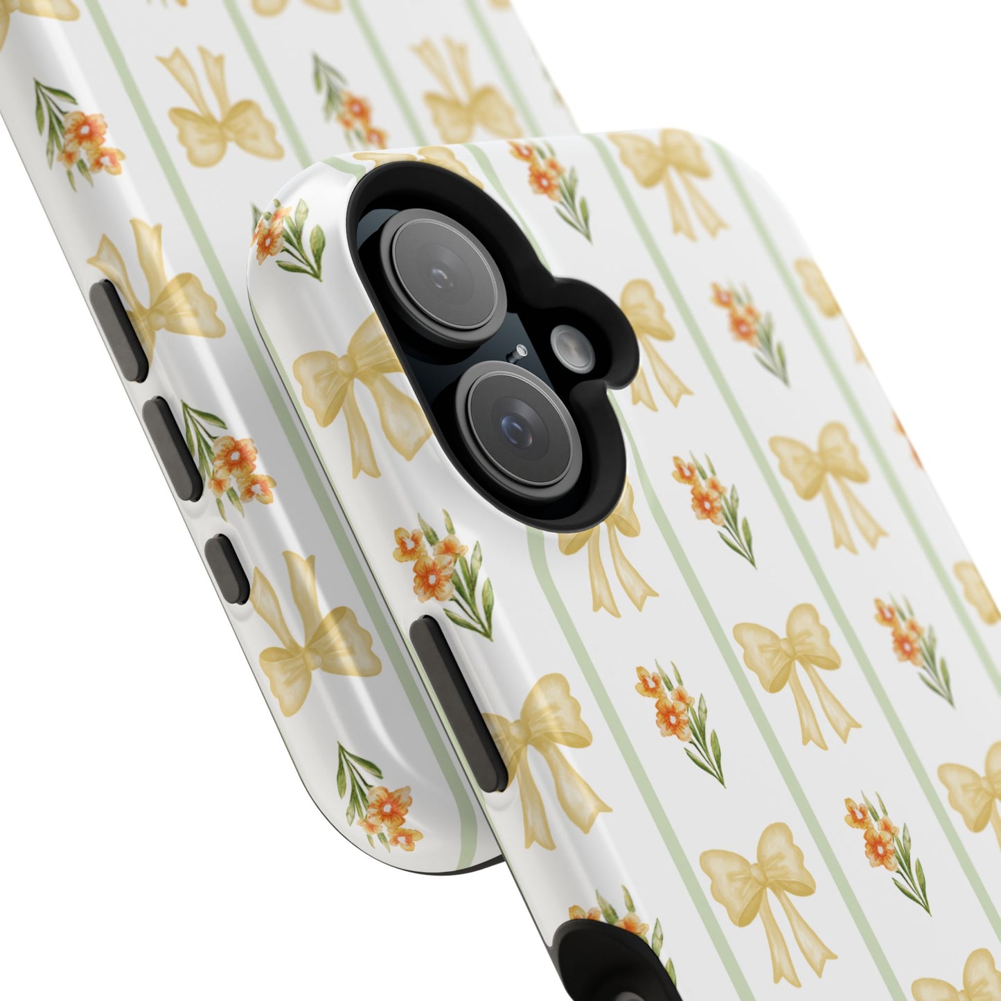 Yellow Bows iPhone Case