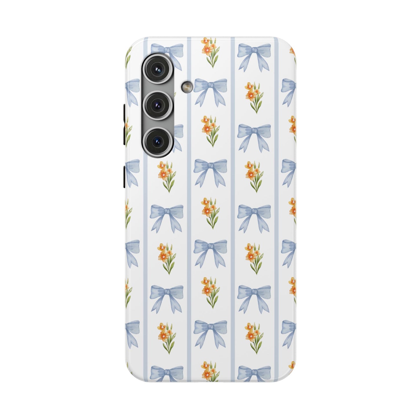 Blue Bows Samsung Case