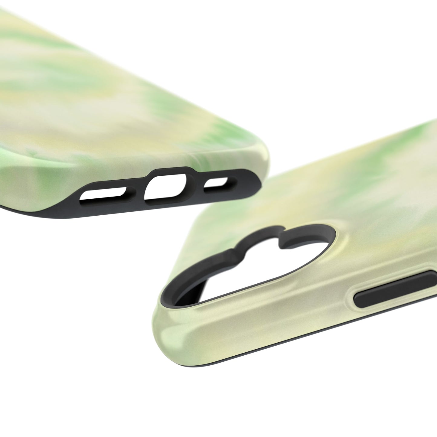 Lime Tie Dye iPhone Case