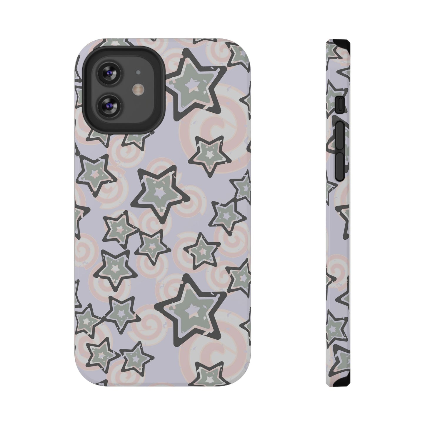Y2K Gray Star iPhone Case